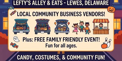 Trunk or Treat at Lefty's Lewes