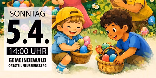 Ostereiersuche im Gemeindewald