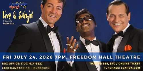 The Rat Pack-Live & Swingin'