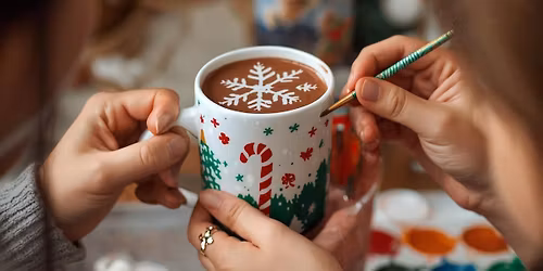 MOMMY & ME: Christmas Cookie Plate \ud83c\udf85 & Hot Cocoa Cup \u2615\ufe0f