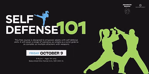 Self Defense 101 class \u2013\u00a0BZP Bakersfield (Move Naturally)