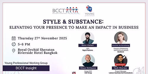 BCCT Insight: Style & Substance - Elevating Your Presence to Make an Impact in Business