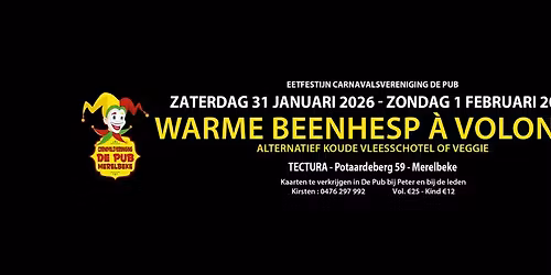 Eetfestijn carnavalsvereniging De Pub