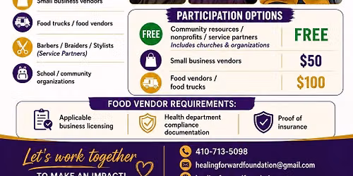 Senior outreach and back to school community day