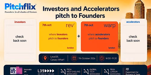 rev\u2122 London October 2026: UK's top VCs Pitch to You!