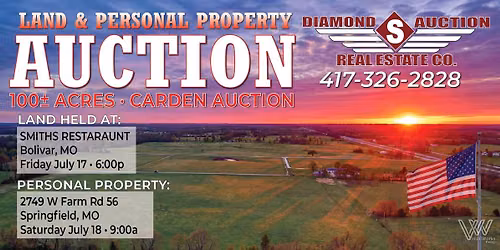 Carden Land Auction \u2014 100\u00b1 Acres