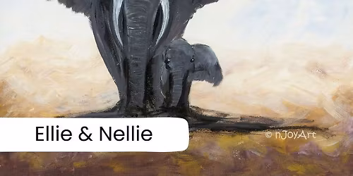 nJoyArt PAINT & SIP at The Barley Mow, Newbold On Avon, Rugby - Ellie & Nellie