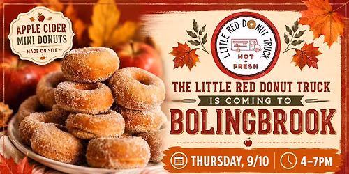 Apple Cider Donut Truck coming to BOLINGBROOK!!