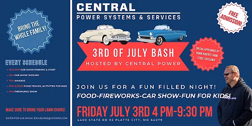 Central Power July 3rd Bash!