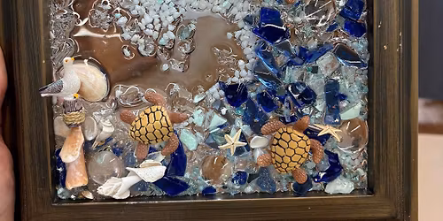 Sea Turtle Crushed Glass Workshop for June