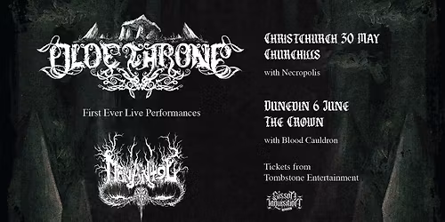 Primordial Sin - Christchurch - Olde Throne + guests