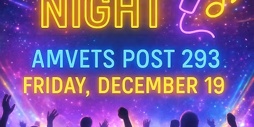 Glow Karaoke at the Amvets