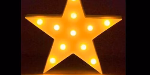 Atelier cartonnage No\u00ebl - \u00e9toile lumineuse