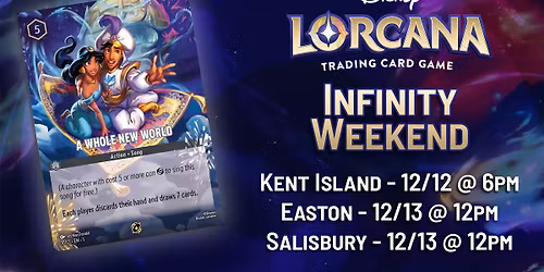 [Salisbury] Disney Lorcana Infinity Weekend Tournament