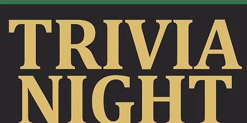 Weekly Trivia hosted by Cameron Savage