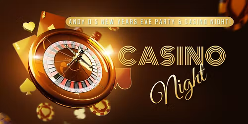 NYE VIP Buffet Dinner & Casino Night at Andy D's on Navarre Beach