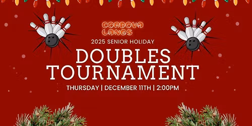2025 Senior Holiday Doubles Tournament