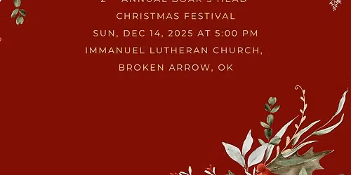 Boar\u2019s Head Christmas Festival