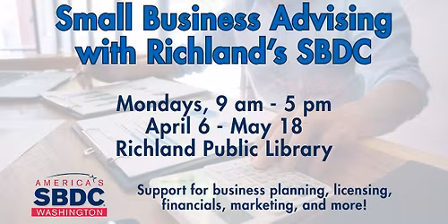 Small Business Advising with Richland's SBDC.