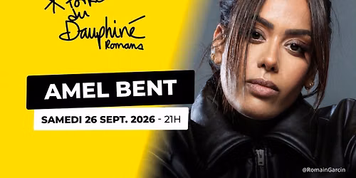 \u2728 AMEL BENT en concert \u00e0 la Foire du Dauphin\u00e9 \u2728