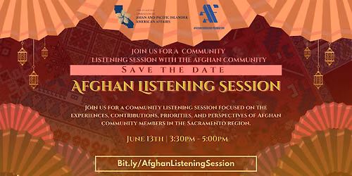 Afghan Community Listening Session