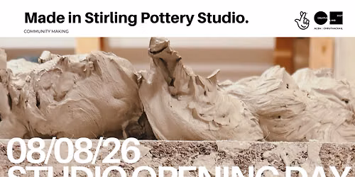 Made in Stirling Pottery Studio Opening Day