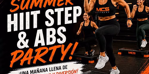 SUMMER HIIT STEP & ABS PARTY PARA MUJERES