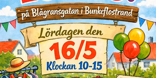 Gatuloppis p\u00e5 Bl\u00e5gransgatan i Bunkeflostrand