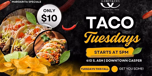 TACO TUESDAY at The Drinkery
