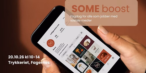 SOMEboost -fagdag om sosiale medier