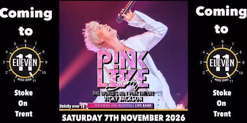 Pink with Vicky Jackson & her band live at Eleven Stoke