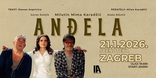 Predstava "An\u0111ela" premijerno u Zagrebu!