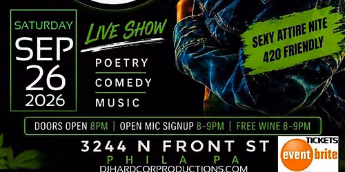 HERBS & WORDS OPEN MIC SHOW SEPTEMBER
