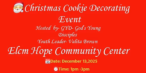Christmas Cookie Decorating Event