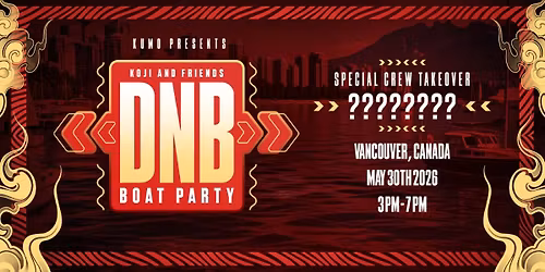 Koji and Friends DNB Boat Party