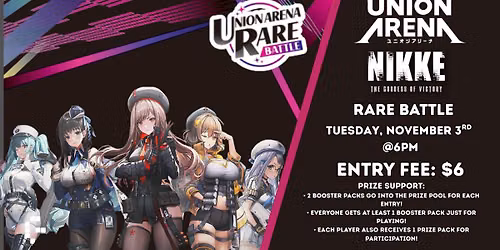 Union Arena Rare Battle \u2014 GODDESS OF VICTORY: NIKKE