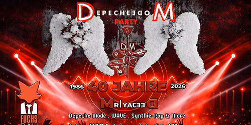 Depeche Mode Party \u2013 40 Jahre Mr. DeeJay