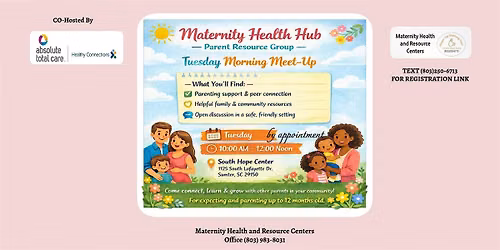 Maternity Health Hub \u2013 Parent Resource Group Tuesday Morning Meet-Up