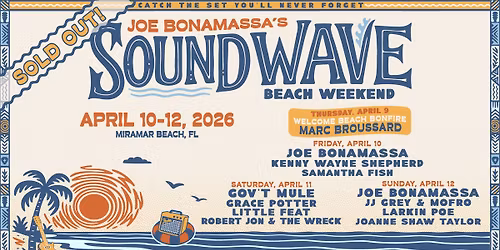 Joe Bonamassa's Sound Wave Beach Weekend