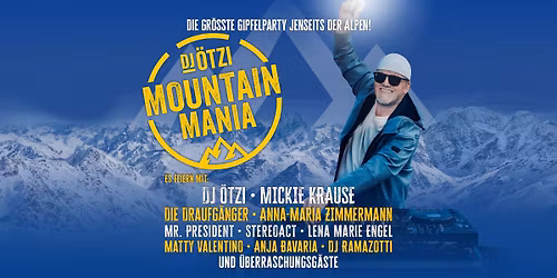 MOUNTAIN MANIA - Die gr\u00f6\u00dfte Gipfelparty jenseits der Alpen! | K\u00f6ln