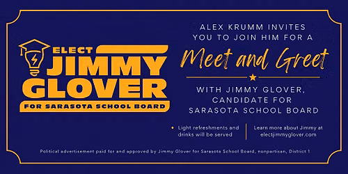Meet Jimmy Glover, Candidate for Sarasota School Board