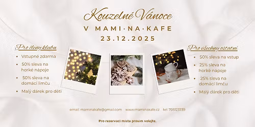 Kouzeln\u00e9 V\u00e1noce v MAMI\u00b7NA\u00b7KAFE\ud83c\udf84