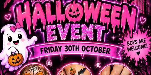 Glitter Angels Spa Halloween events