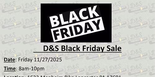 D&S Annual Black Friday Sales Event