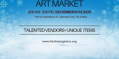 Winter wonderland art market