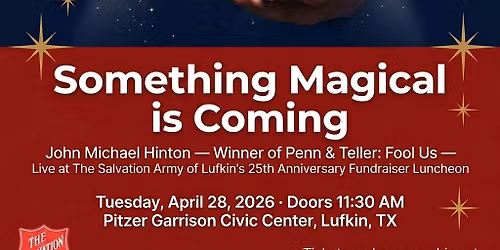 Salvation Army of Lufkin\/Nacogdoches Annual Fundraiser Luncheon 