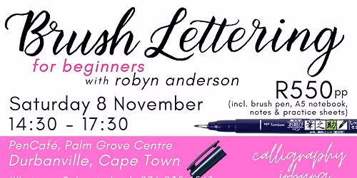 Brush Lettering for Beginners - Durbanville, Cape Town