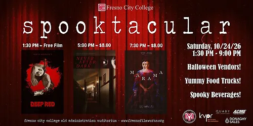 Fresno Filmworks presents SPOOKTACULAR