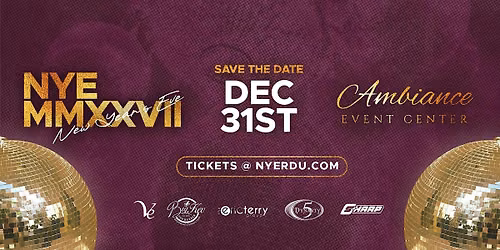 NYE 2027 at Ambiance