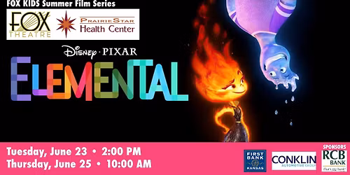 Fox Kids Summer Film Series: Elemental